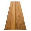 60" Long Teak Wood Tongue & Groove Floor-100% Heartwood, 5
