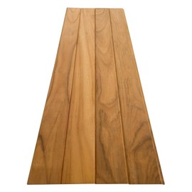60" Long Teak Wood Tongue & Groove Floor-100% Heartwood, 5 Square feet Coverage (4 Pieces)