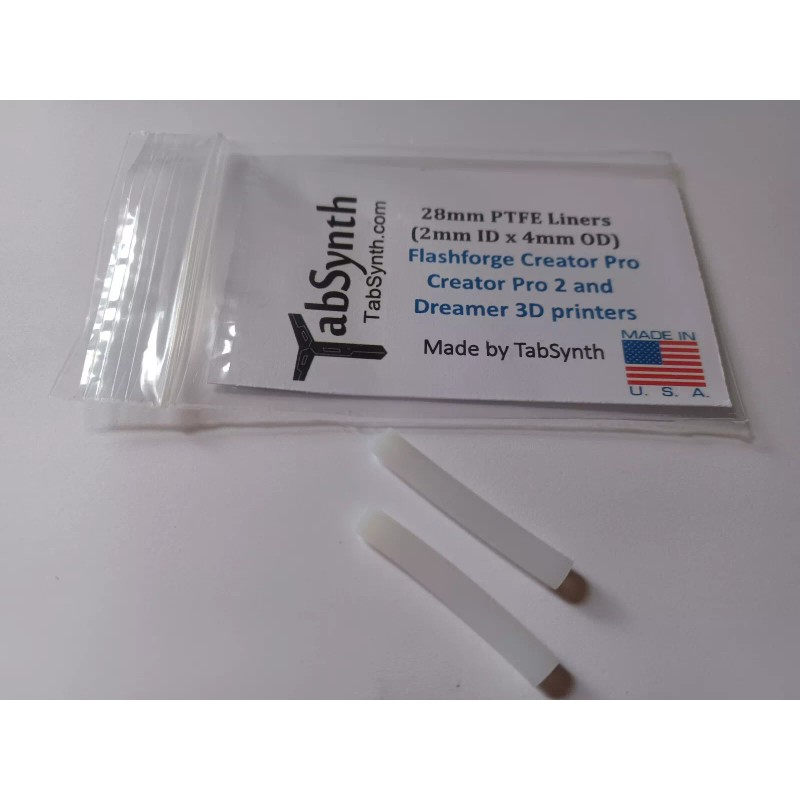 TabSynth Design Works LLC FLASHFORGE Creator Pro, Pro 2, Dreamer