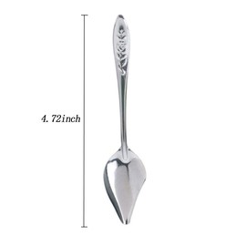 YIUIRUOI 6 Stainless Steel Pet Feeding Spoons, Parrot Feeding Tool, Chick Bird Feeder.