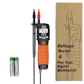 Pen Shape Multimeter - AC/DC Voltage 600V Tester, Resistance 20M Ohm Meter, Automatic Diode Test, Konitunuity Reader for Electrics (ANNMETER AN-38B)