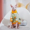 Sphynx Cat Warm Turtleneck Sweater, Thick Soft Double-Sided Fleece Clothes