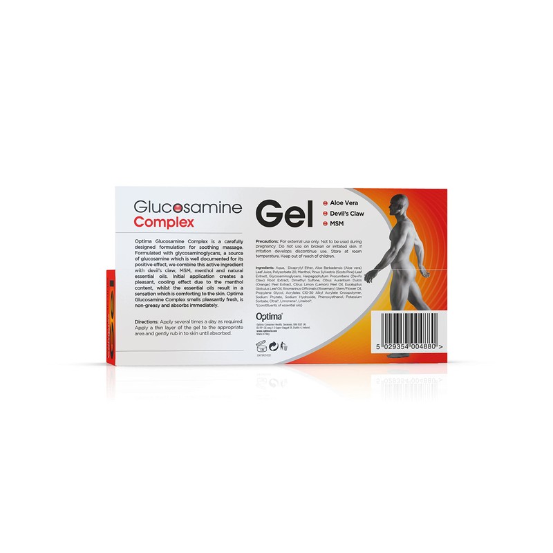 Optima Glucosamine Complex Gel, Natural, Cruelty Free, Cooling, with Aloe