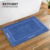 Canadian Linen Imperial Premium Bath Mats, 2 Pack, 20”x30” Lightweight