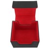 Card Storage Box Multipurpose Large Capacity Flip Side Insert PU