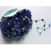 Purple, Blue, Black, Grey Butterfly Yarn - Dark Horse Nubs