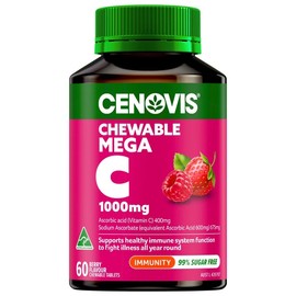 Cenovis Chewable Mega C 1000mg - Berry Tab X 60