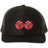 Army Universe Dice Trucker Hat Embroidered Rolling Dice Craps Table