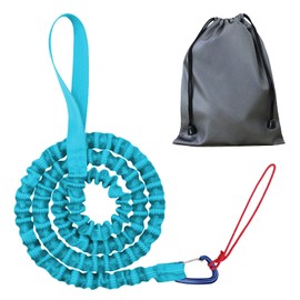 Bicycle Towing Rope,Bike Tow Rope Bungee with Attachment,Trailer Bike Mountain Bike Tow Rope Pulling Strap Bike Bungee Tow Rope,Bike Towing Strap Child Bike Stretch Bungee Cord for Any Bicycle,Blue