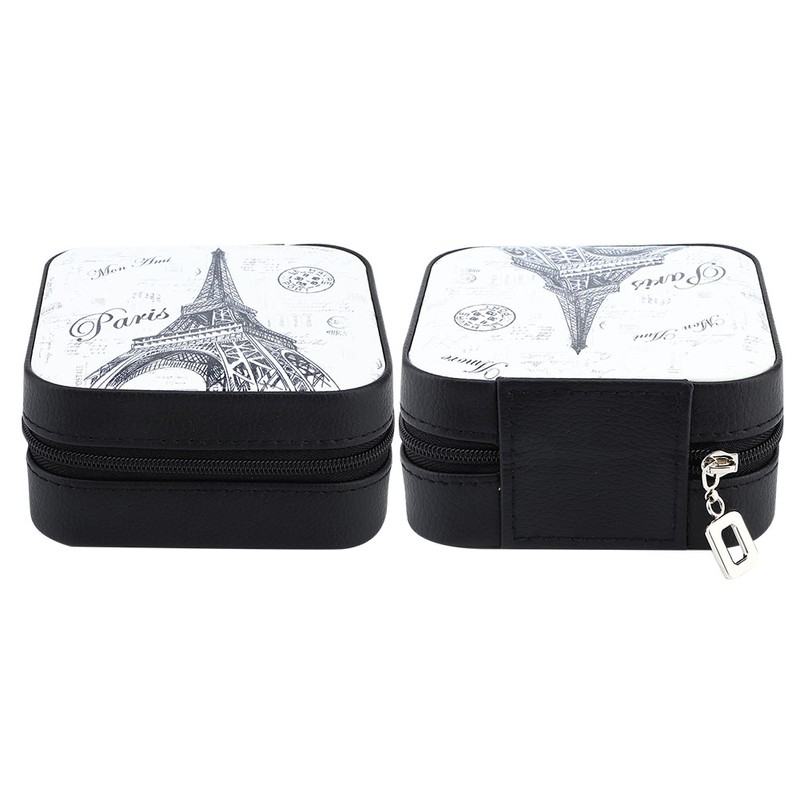 Gift Jewelry Box Travel Portable Storage Case For Earring Necklace