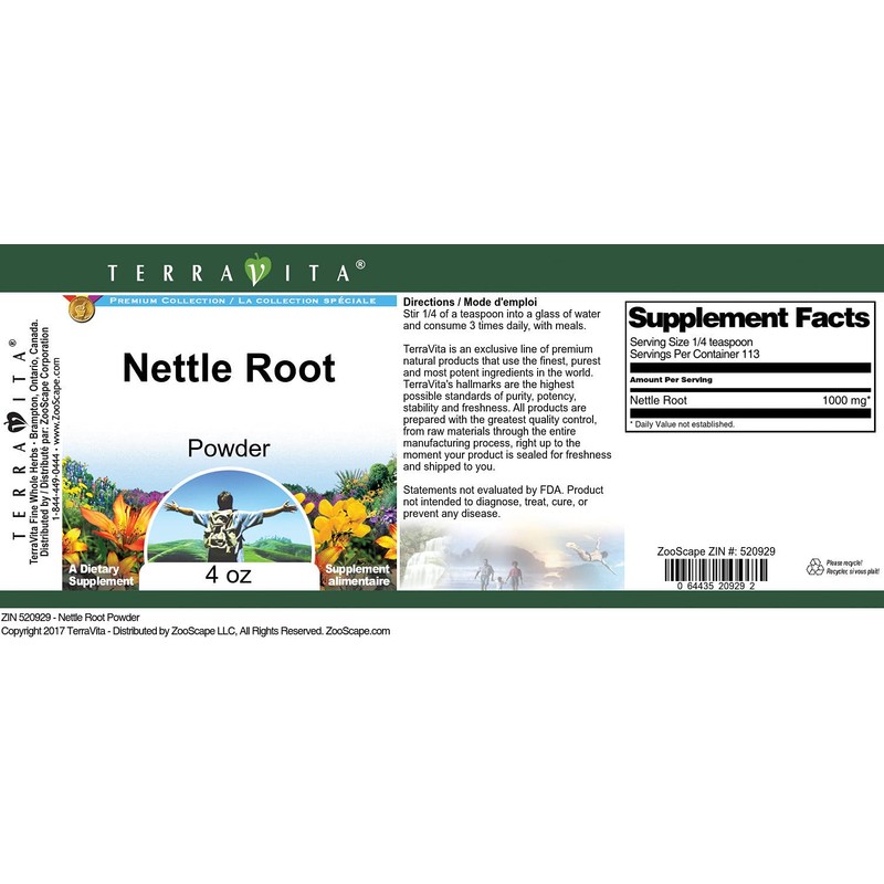 Nettle Root Powder (4 oz, ZIN: 520929)