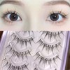 happykau False Eyelashes, 5 Pairs Natural False Eyelashes, Natural Eyelashes,