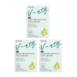J&M Partners Dr.Lin Supercritical Vegetable RTG (rTG) Omega 3 Multicare 3 Boxes / 닥터린 초임계 식물성 알티지(rTG) 오메가3 멀티케어 3박스