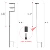 Urban Deco Heavy Duty Drink Holder Set of 7, Outdoor