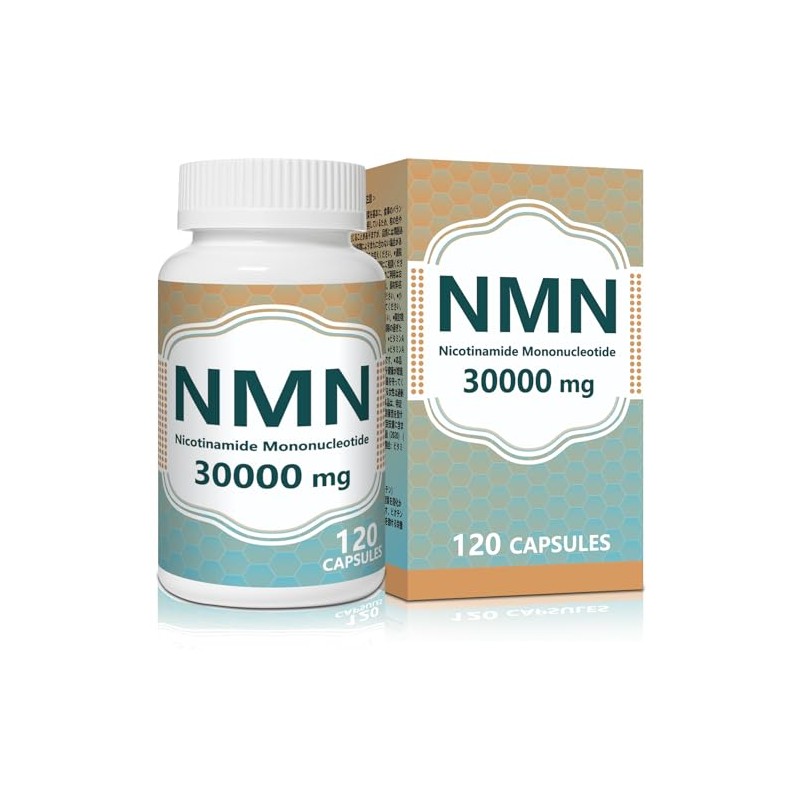 NMNサプリメント（β-ニコチンアミドモノヌクレオチド）- 30000mg（250mg×120粒）、国内工場で生産され、臨床試験済み，高純度99.9%以上で。