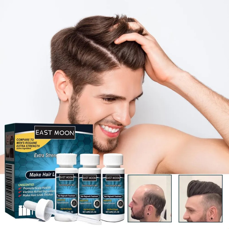 Tratamiento East Moon Para Crecimiento De Pelo Y Barba, .