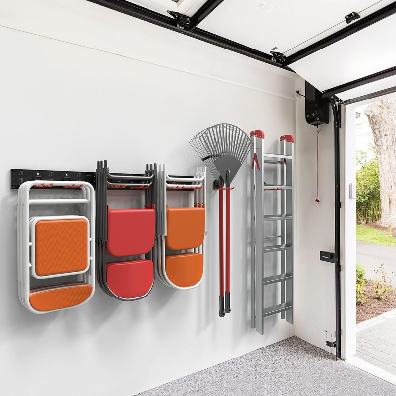 Wallmaster Wall Mount Garage Organizer Tool Storage Rack, Heavy Duty