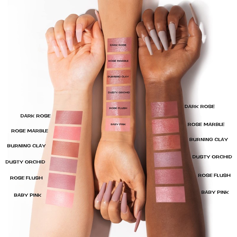 FOCALLURE Cream Blush Makeup,Buildable Blush Stick for Cheeks,Matte and Dewy