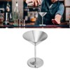 CHICIRIS Copas de Martini de Acero Inoxidable, Copa Irrompible para