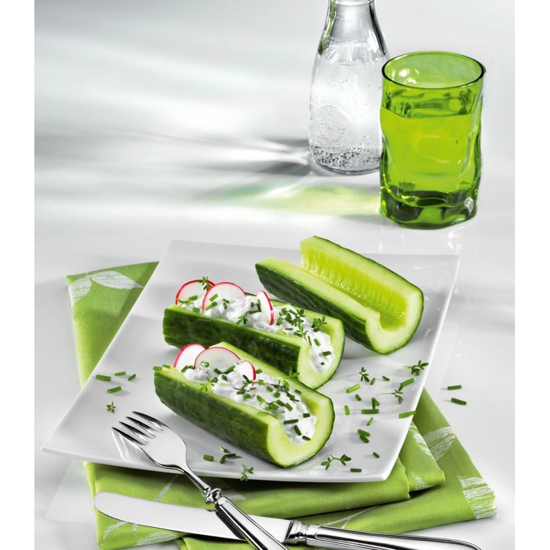triangle Fruit and Vegetable Corer - Ultra-Sharp Stainless Steel with