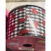 Valentines Valentine’s Crafts Red Hearts On White Satin Ribbon:2.5"x10