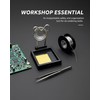 Soldering Iron Stand, Heavy Duty Cast Iron Base, Threaded Spring