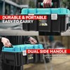 Auto Dynasty 17-Inch Tool Box, 2Pcs Toolboxes Organizer Storage with
