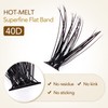 Cluster Eyelashes, Single 30D + 40D Eyelashes, Individual, 240 Pieces,