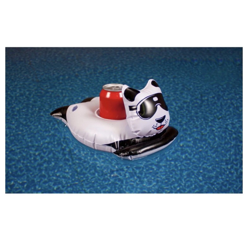 GAME Panda Bear Inflatable Pool Float Cup Holder, 4-pack