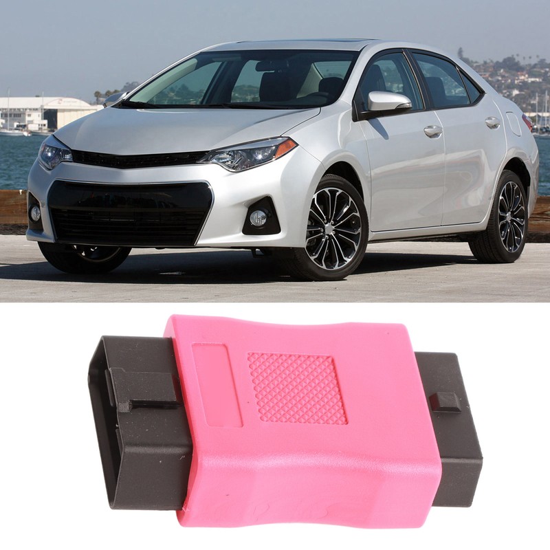 OBD2 Male to Female Connector Adapter OBDII Plug for Vehicle