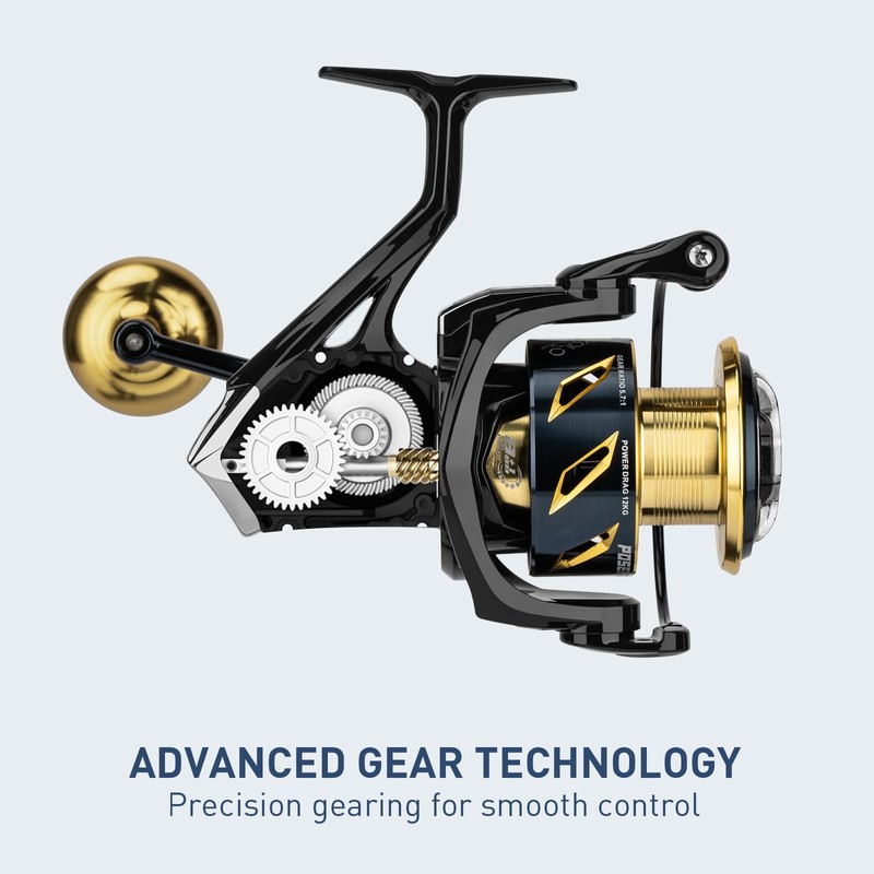 THKFISH Saltwater Fishing Reel, Full Metal, Carbon Spinning 5000/6000, 8+1BB