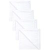 NEXT Baby Muslin Squares Pack of 4, White, Medium