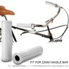 Alomejor 1 Pair of Bicycle Handlebar Grips Hand Stitched PU