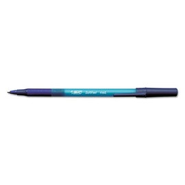 BIC SGSM11-BLUE Soft Feel Ball Pen, Medium Point (1.0 mm), Blue, 12-Count