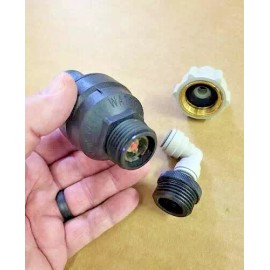 ELTEK Lot of (5) WaterBlock (WB) ELTEK anti-syphon safety valves, 3/8" push-in conn's