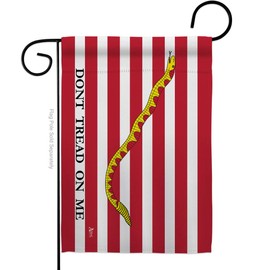 Americana Home & Garden G142701-P3 First Navy Jack Americana Historic Decorative Vertical Garden Flag, 13"x 18.5", Multi-Color