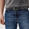 DOOPAI Men's Full Leather Belt Casual Work Cowboy Suit Leather