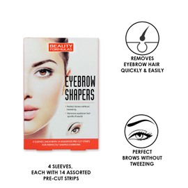 Beauty Formulas Eyebrow Shapers 56 Strips,1