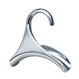 Bag-a-Vie Purse Hanger for Closet - Handbag Organizer Hooks for Hanging Bags & Purses, Protecting Bag Shape & Organizing Space (1 Hanger, Silver Metal)