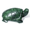Jade Turtle Statue Natural Jade Gemstone Cute Animal Sculpture for