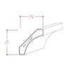EWCR39 Cove Crown 3/4" x 2-5/8" Unfinished 1-7/8" High x