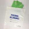 Patient Personal Belonging Bags - Drawstring Clear ， 1.6 mil