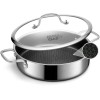 SNOWCLAD Hybrid Non Stick 5 Quart Everyday pan,Chicken Fryer, PFOA