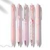 Hyleon 5 Pcs Black Pens, 0.5mm Gel Pens with Aesthetic
