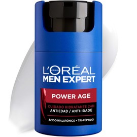 L`OREAL Men Expert Crema Hidratante Anti-Edad Integral con Extracto de Viña Francesa - 1 x 50 ml