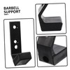 Kisangel 2Pcs Professional Barbell Mounted Storage for Dumbbells Space Saving