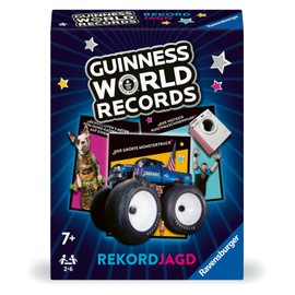 Ravensburger 22889 Guinness World Records: Record Hunt Quiz and Memory Game Full of Records, Game from 7 Years, Card Game for 2-5 Players