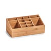 Zeller 25385 Organiser with 12 compartments, bamboo, approx. 25.4 x