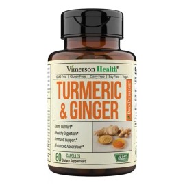 Suplemento Nutricional Vimerson Health Turmeric & Ginger 60 Cápsulas