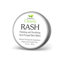 Isabella's Clearly Rash Soothing Skin Balm | Helps to Provide Relief for Itching, Skin Rash, Dry Irritated Skin | Natural, Vegan, Cruelty Free, Made in USA (2 Oz, 4, Count)